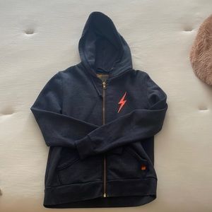 Worn once aviator nation zip up